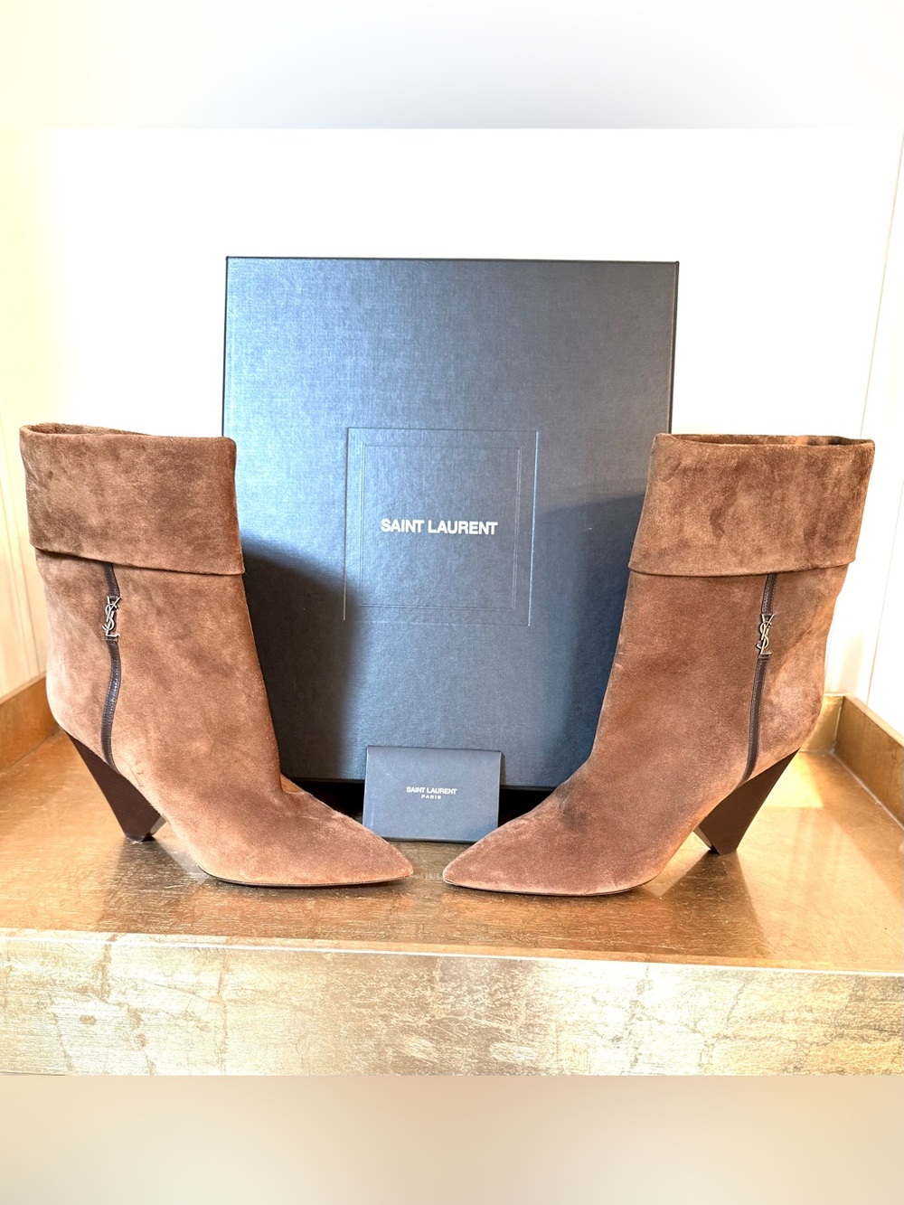 YSL SUEDE BOOT
